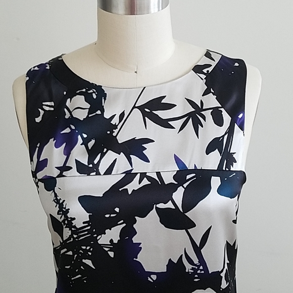 Theory Printed Silk Shift - Picture 5 of 5